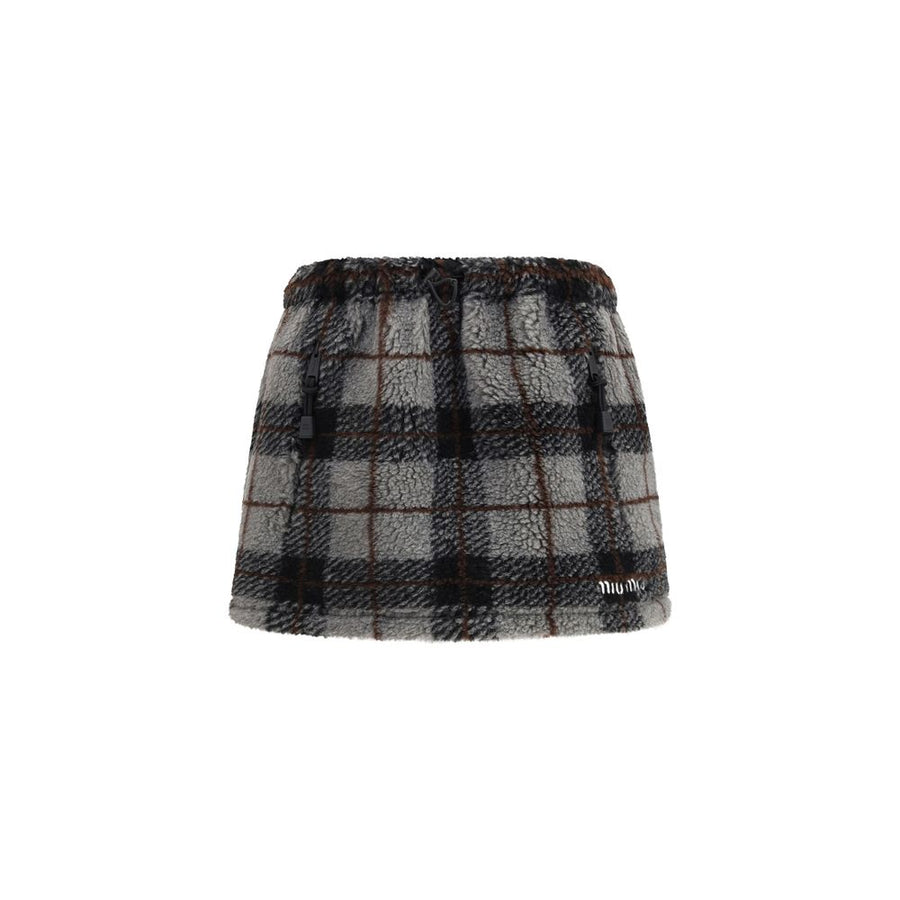 Miu Miu Multicolor Nylon Mini Skirt