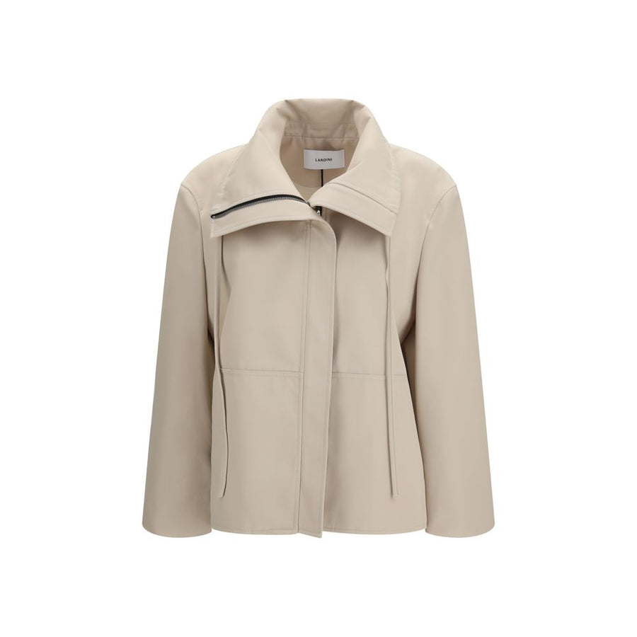 Lardini Beige Polyester Full-Length Jacket