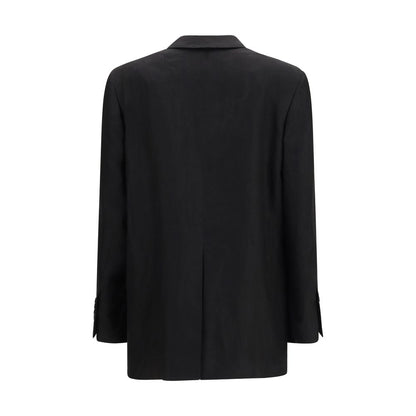 Lardini Black Linen Blazer