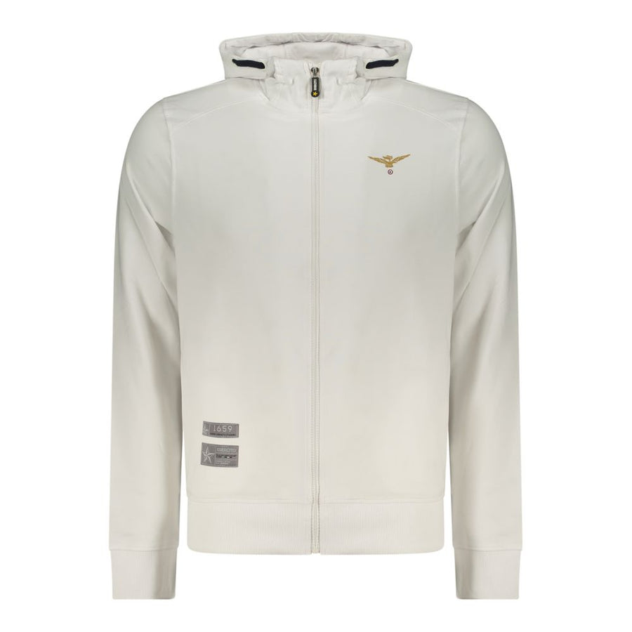 Accademia Militare White Cotton Men's Hoodie