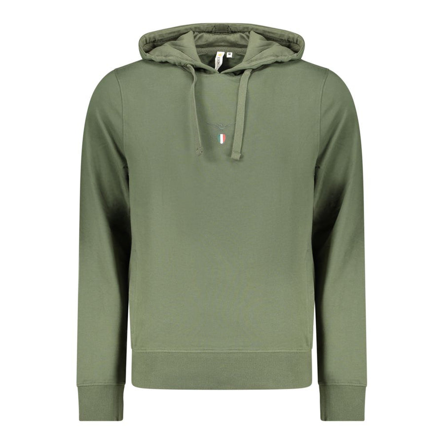 Accademia Militare Verde Cotton Men Hoodie