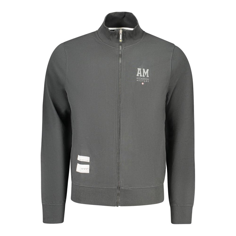 Accademia Militare Black Cotton Men Sweatshirt