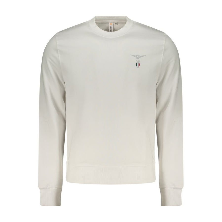 Accademia Militare Bianco Cotton Men Sweatshirt