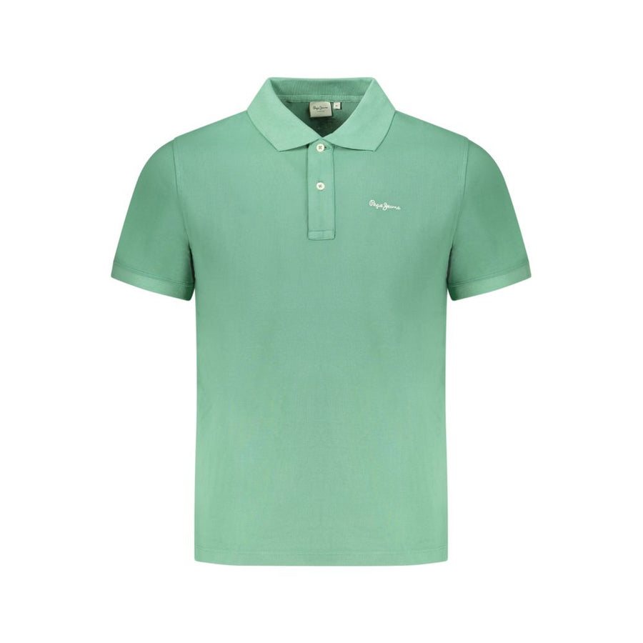 Pepe Jeans Verde Organic Cotton Mens Polo Shirt