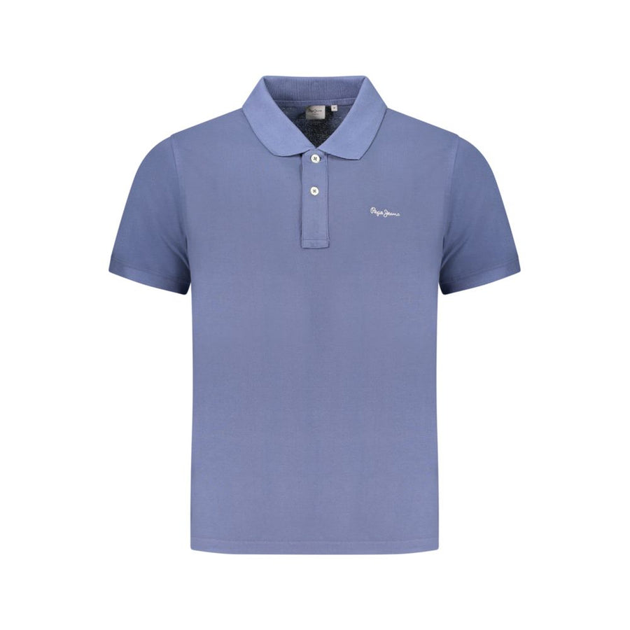 Pepe Jeans Blue Organic Cotton Men Polo