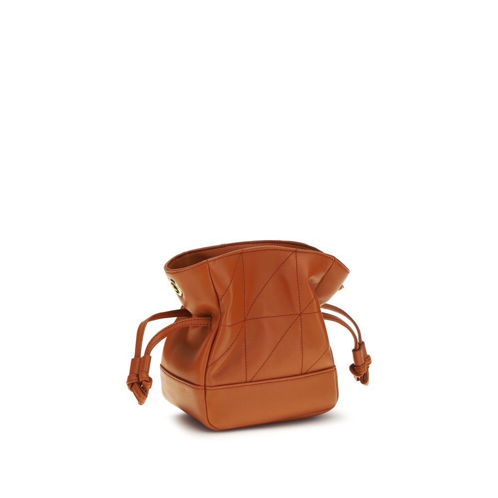 Saint Laurent Orange Lamb Ovis Aries Aries Clutch Bag