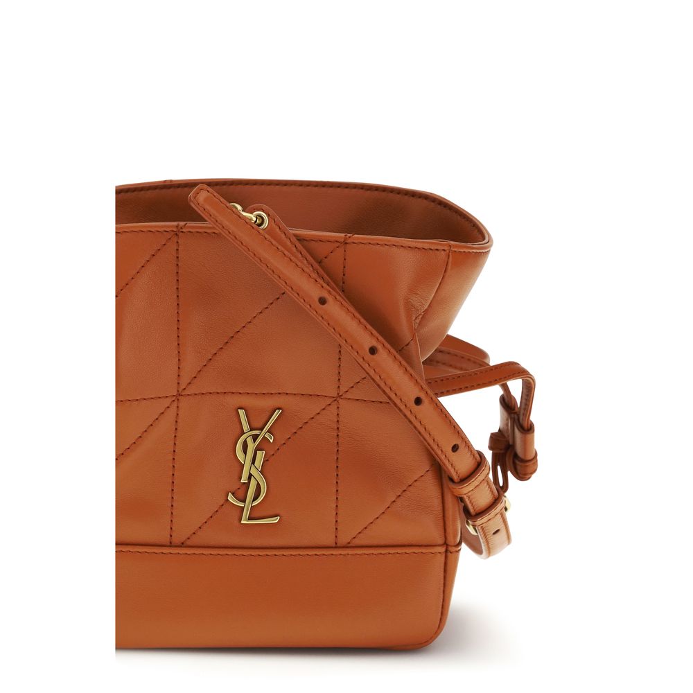 Saint Laurent Orange Lamb Ovis Aries Aries Clutch Bag