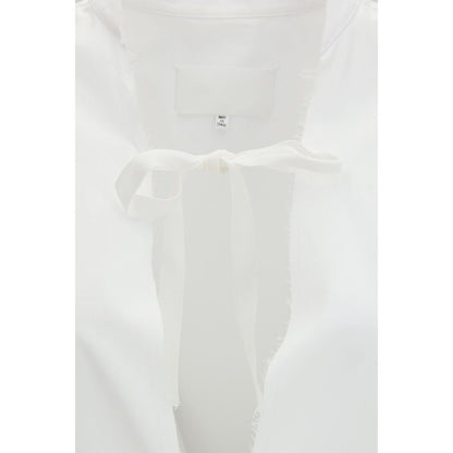 Maison Margiela White Cotton Casual Dress
