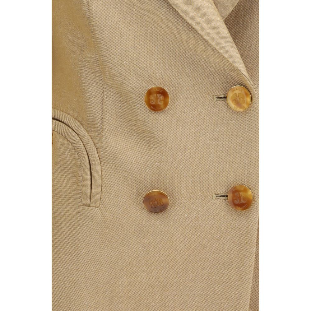 Blazé Milano Beige Linen Blazer