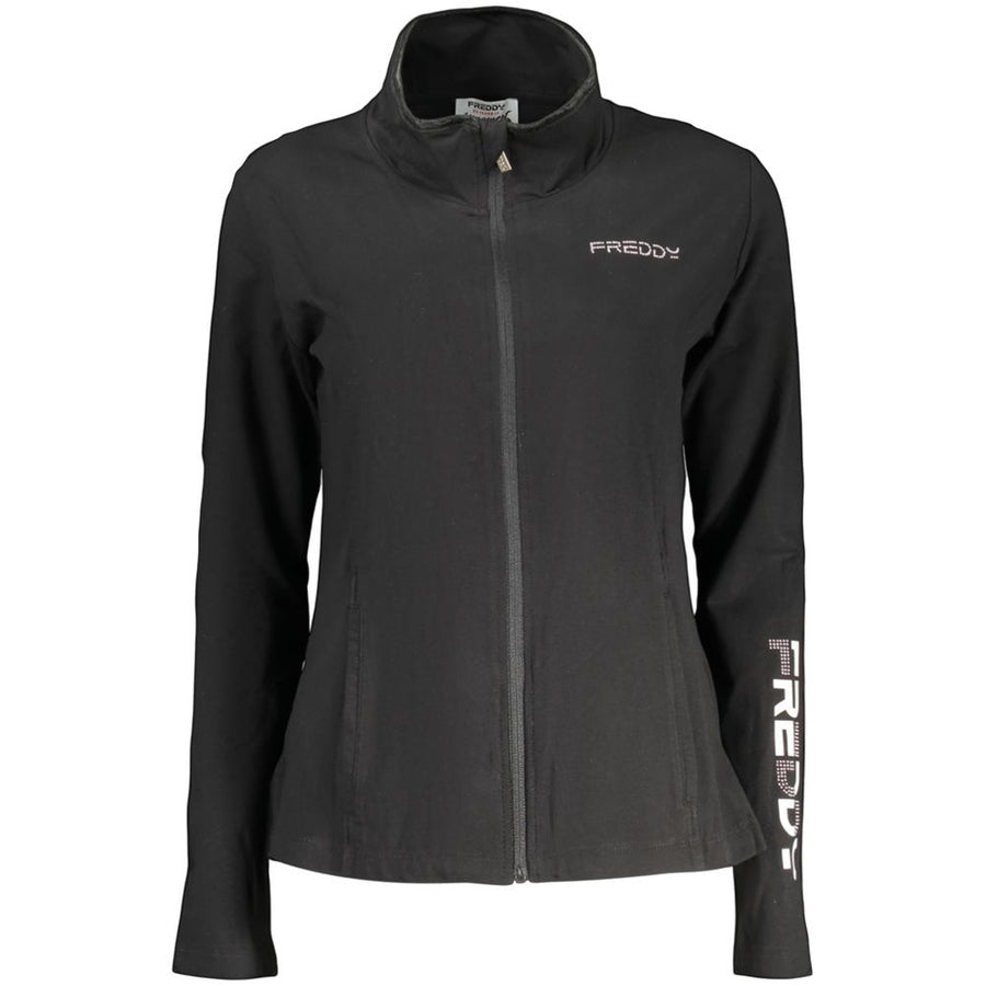 Freddy Black Cotton Women's Sweatshirt