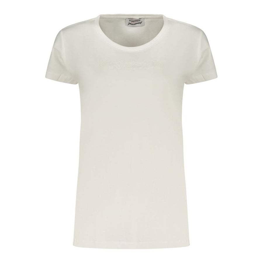 Freddy White Cotton Women's T-Shirt