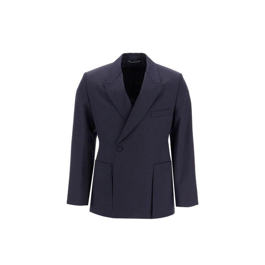 Dior Blue Virgin Wool Blazer
