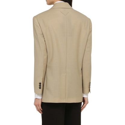 Prada Beige Mohair Blazer