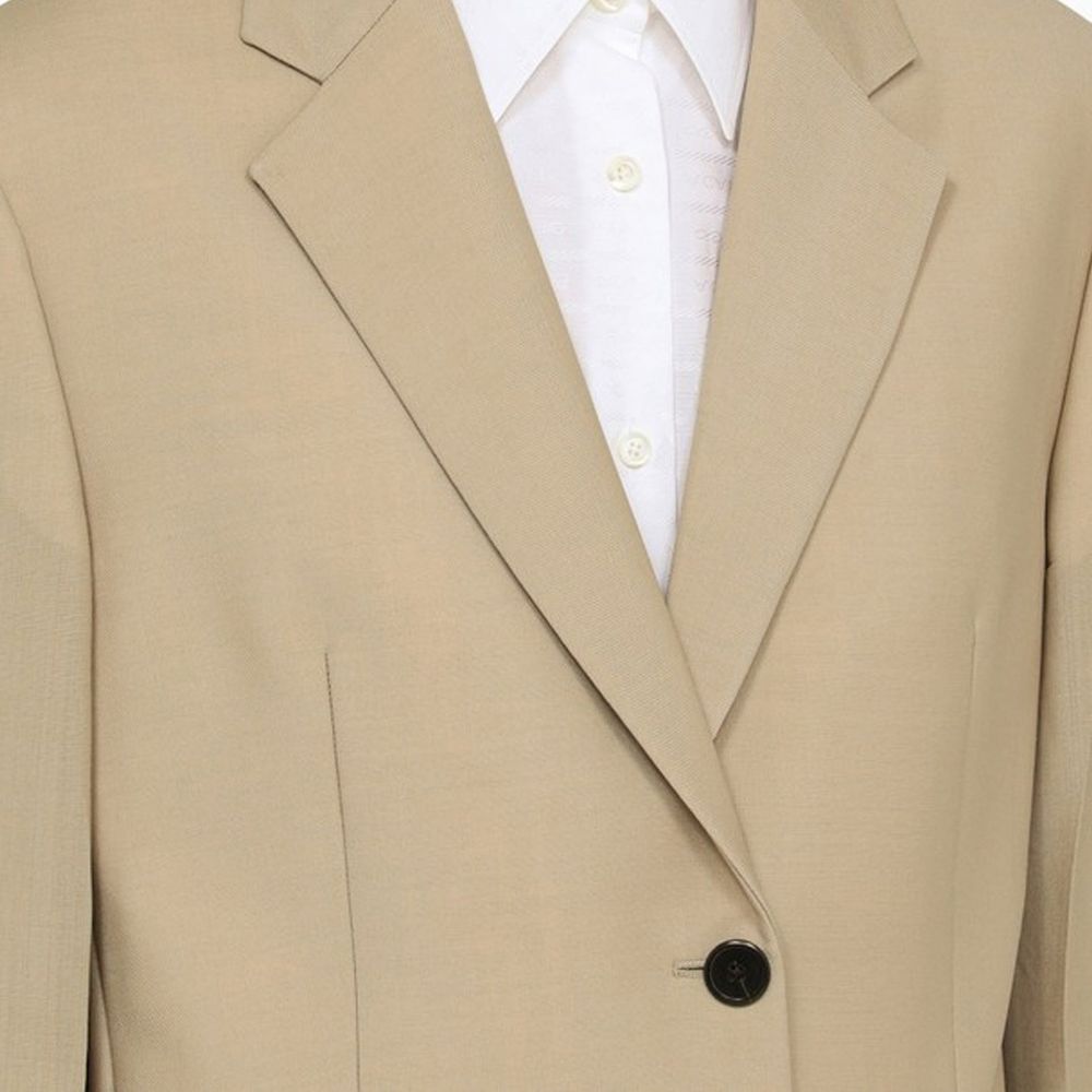 Prada Beige Mohair Blazer