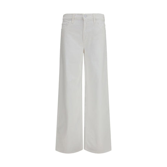 Mother Denim White Cotton Jeans Denim