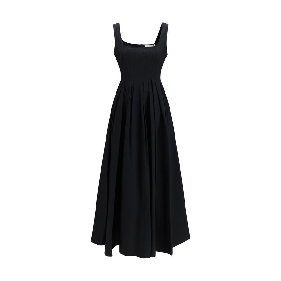 Max Mara Black Cotton Casual Dress