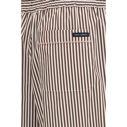 Dolce & Gabbana Multicolor Cotton Casual Pants