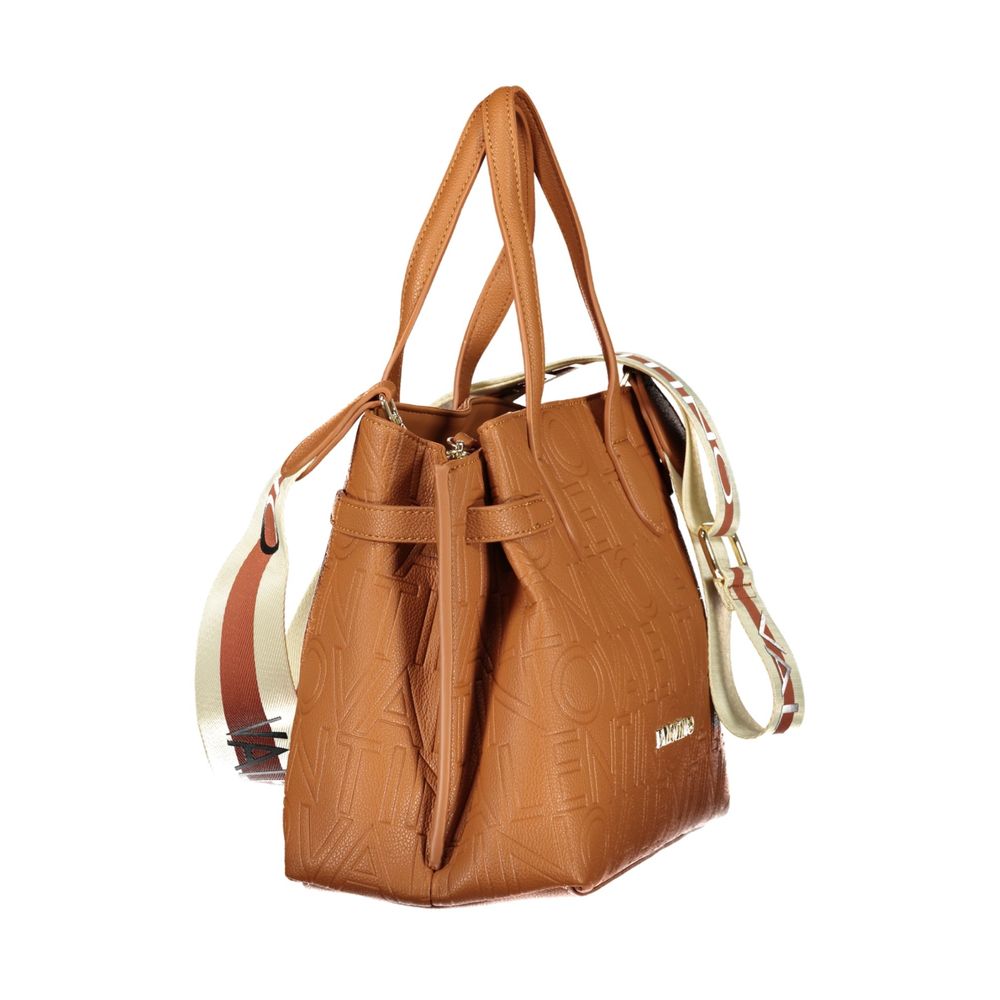 Valentino Brown Polyethylene Handbag