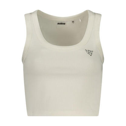 Guess Jeans White Viscose Women's Top