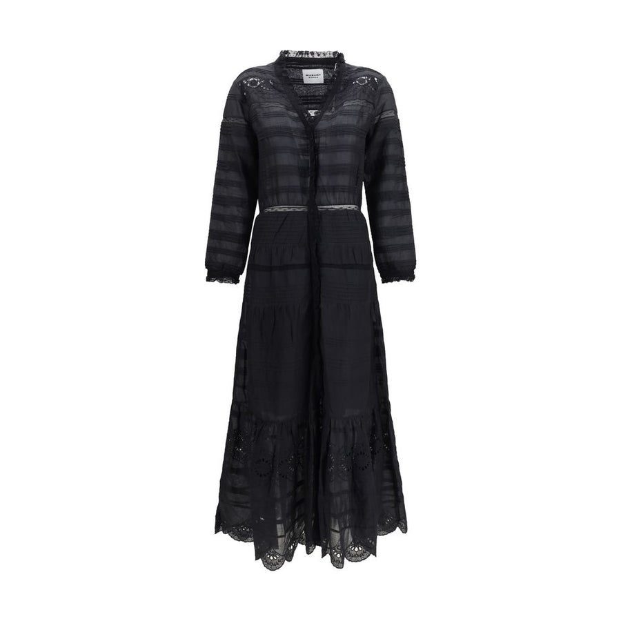 Isabel Marant Étoile Black Cotton Casual Dress