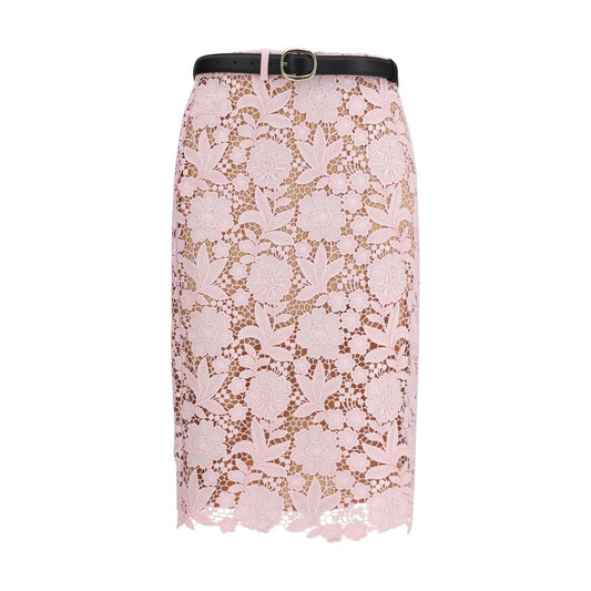 Self-Portrait Multicolor Polyester Midi Skirt