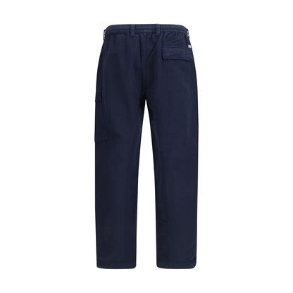 C.P. Company Blue Cotton Cargo Pants