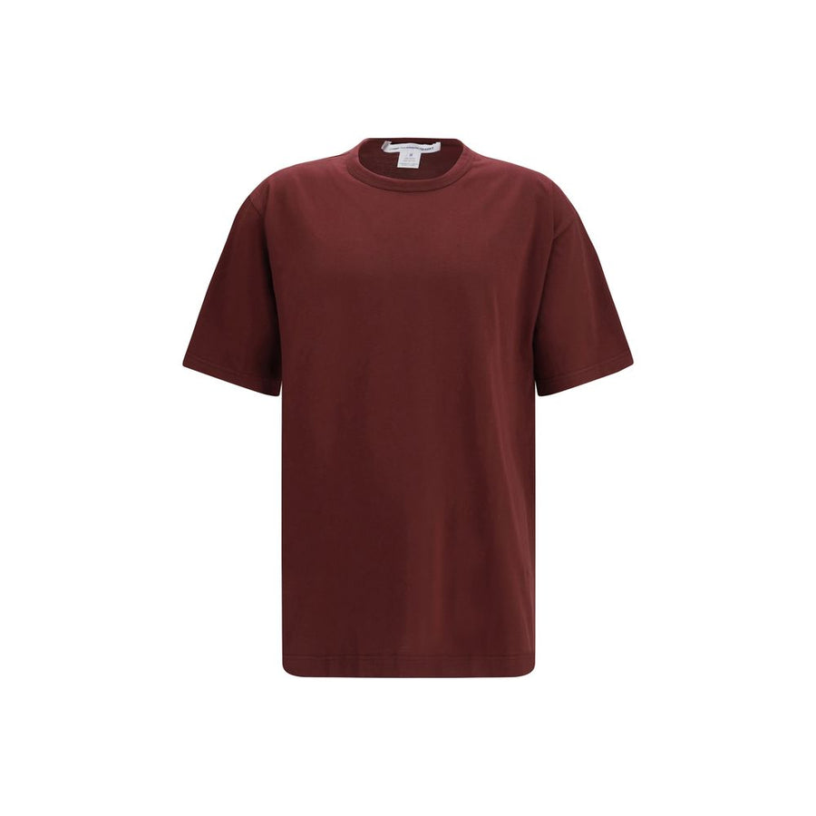 Comme Des Garçons Bordeaux Cotton T-Shirt