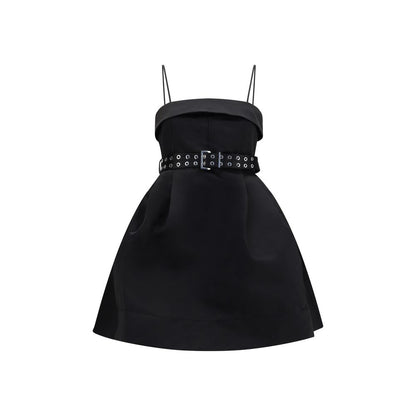 Ganni Black Polyester Casual Dress