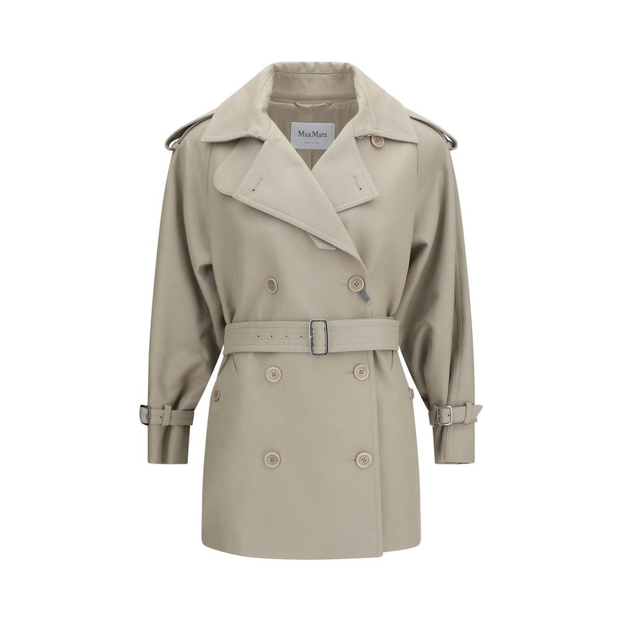 Max Mara Beige Cotton Trench Coat