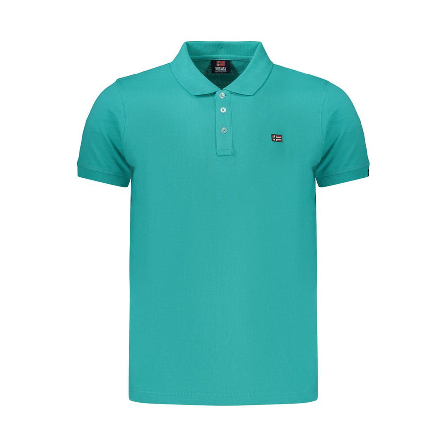 Norway 1963 Green Cotton Men Polo