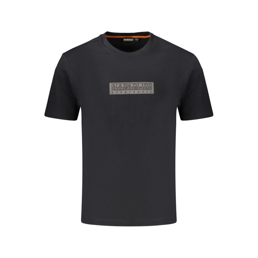 Napapijri Black Cotton Men's T-Shirt