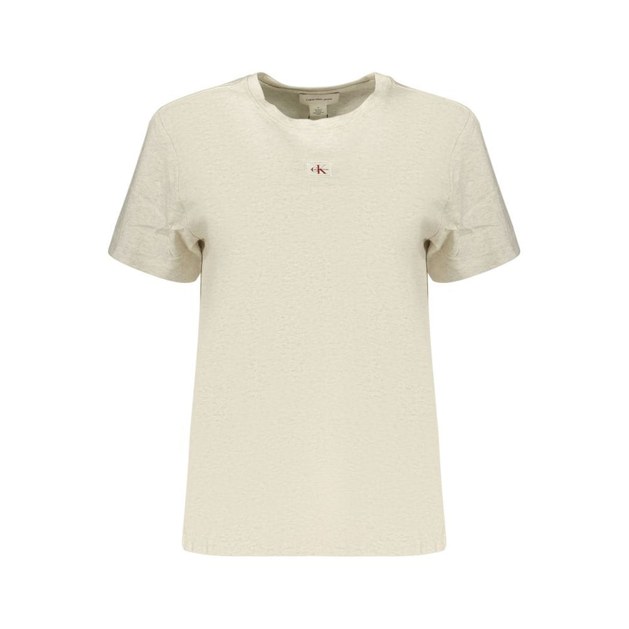 Calvin Klein Gray Cotton Women's T-Shirt