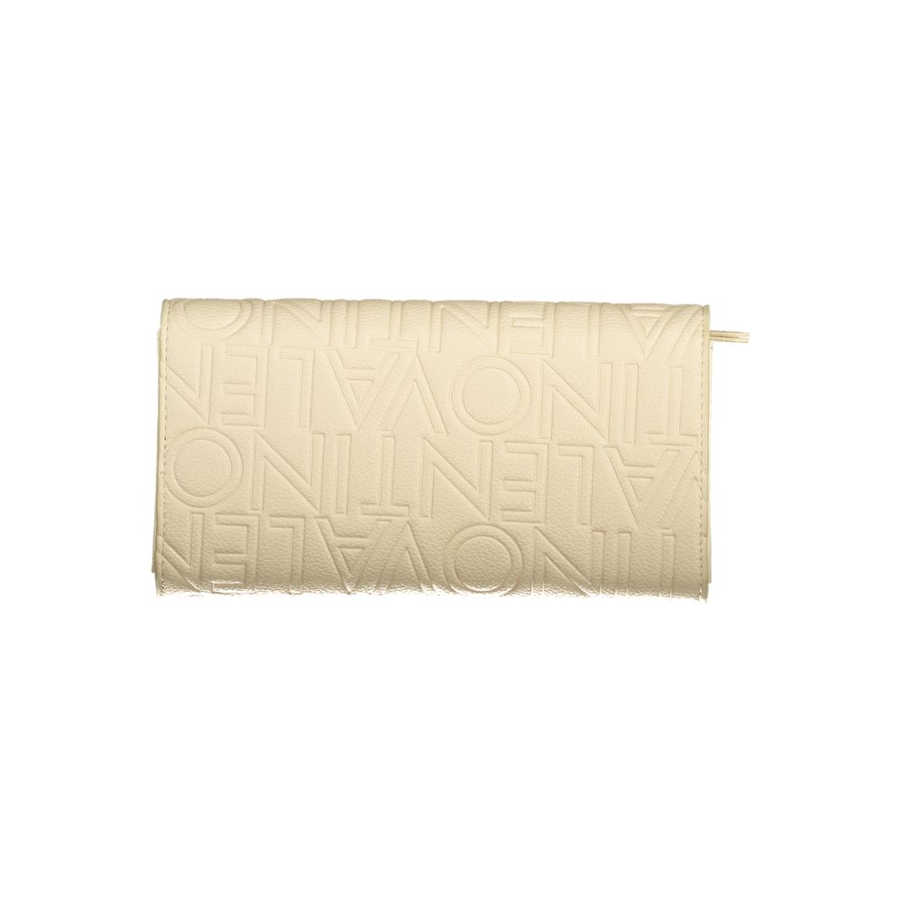 Mario Valentino Beige Polyurethane Women's Wallet