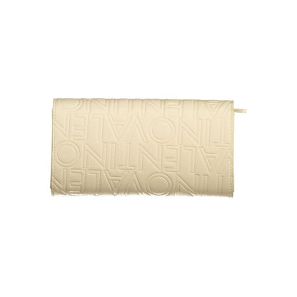 Mario Valentino Beige Polyurethane Women's Wallet