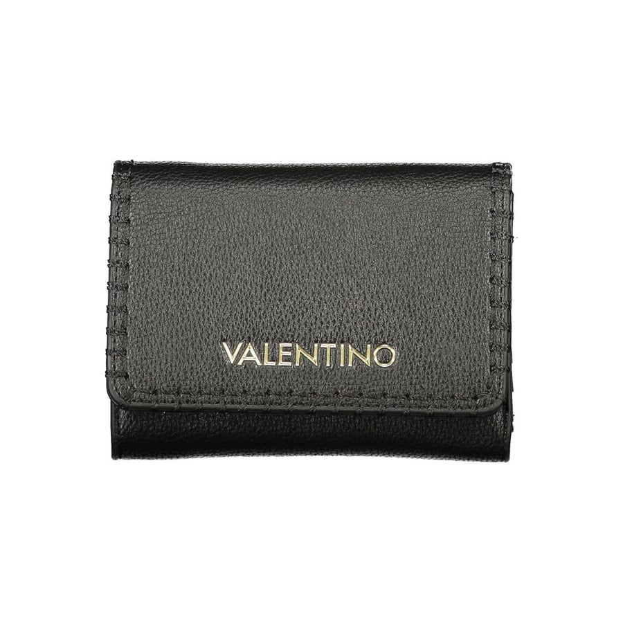 Mario Valentino Black Polyurethane Women's Wallet