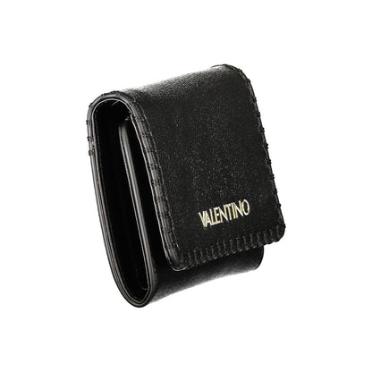 Mario Valentino Black Polyurethane Women's Wallet