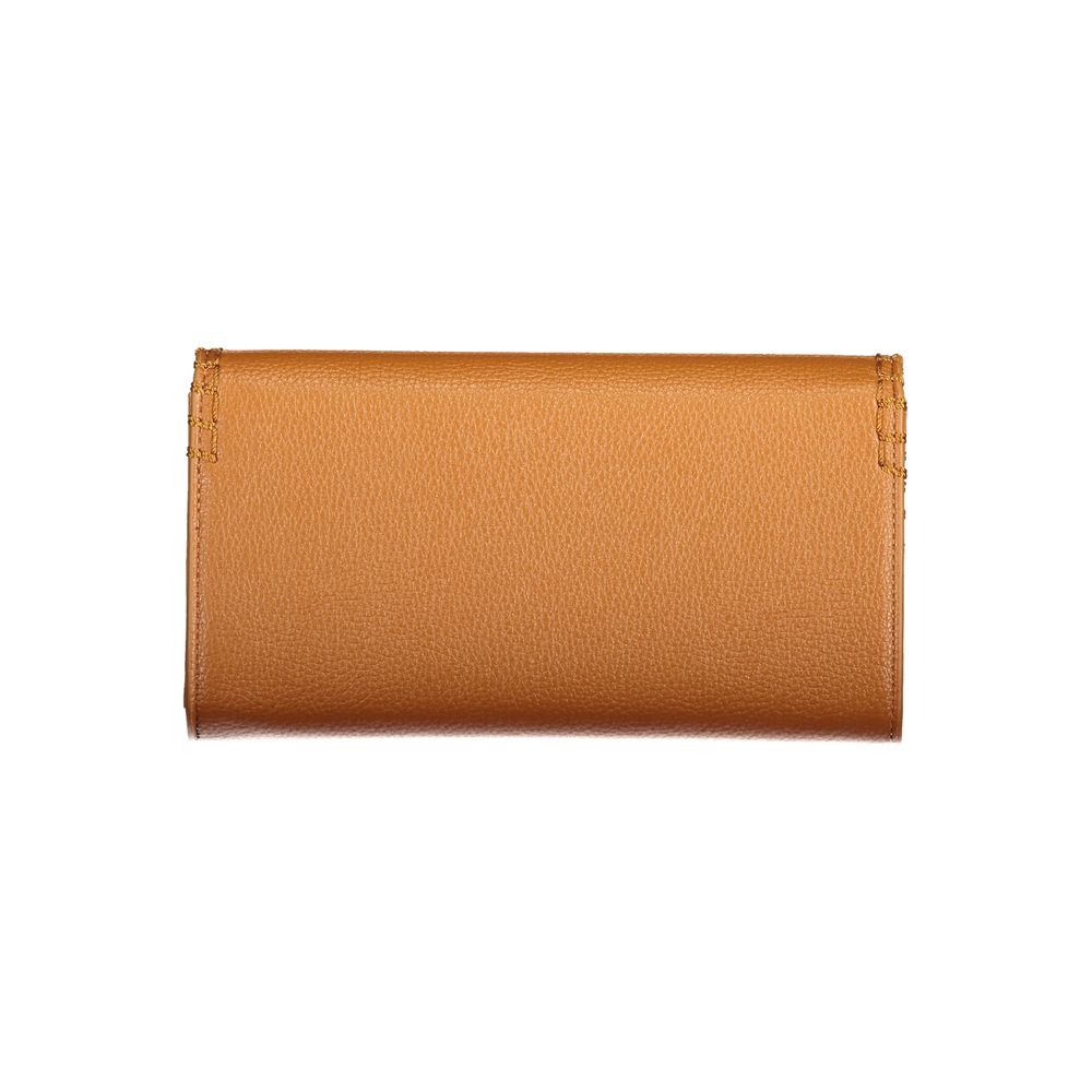 Mario Valentino Brown Polyurethane Women's Wallet