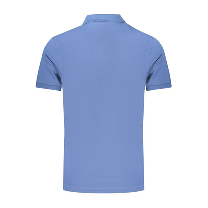 Rifle Blue Cotton Men's Polo Shirt