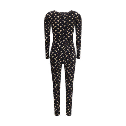 Marine Serre Brown Polyamide Jumpsuit