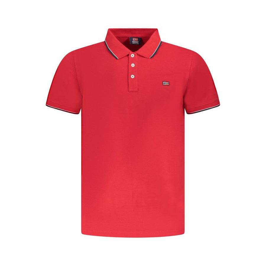Norway 1963 Red Cotton Men Polo
