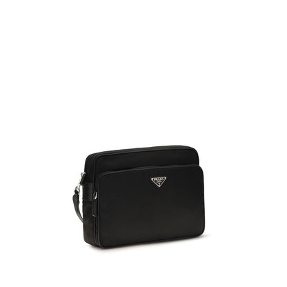 Prada Black Recycled Polyamide Shoulder Bag