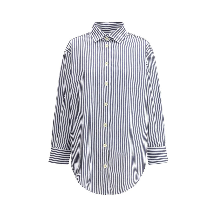 Deperlu Blue Cotton Shirt