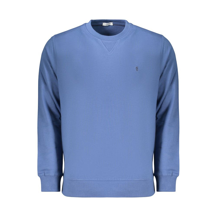 Coveri Moving Blue Cotton Men's Sweatshirt