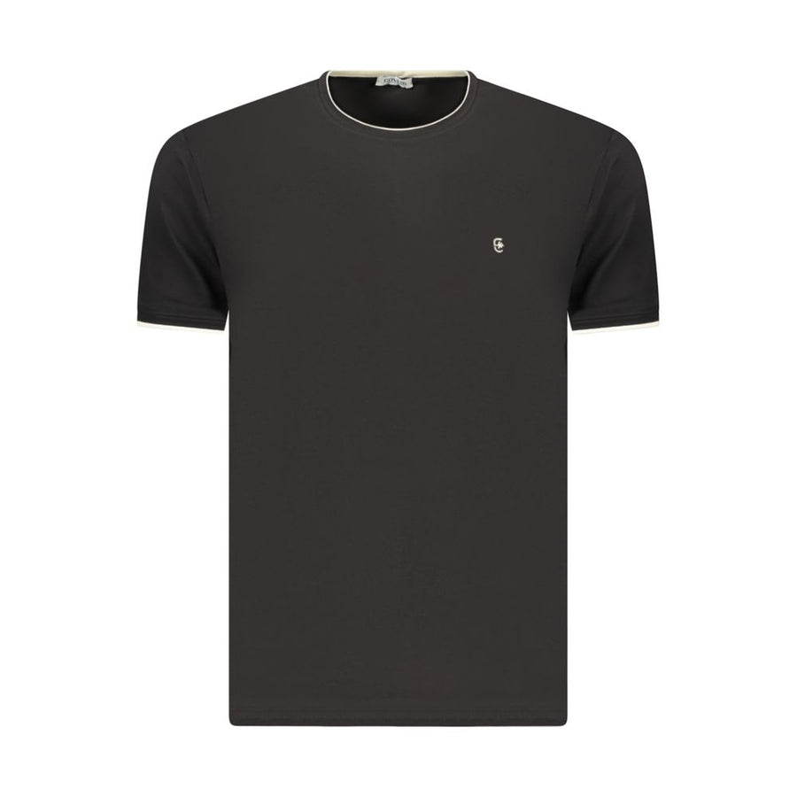 Coveri Moving Black Cotton Men's T-Shirt