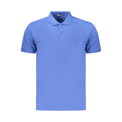 Coveri Moving Blue Cotton Men's Polo Shirt