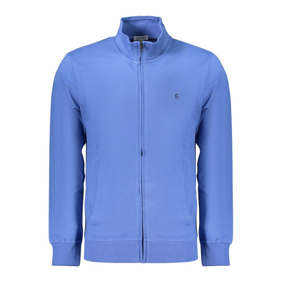 Coveri Moving Blue Cotton Men's Sweatshirt