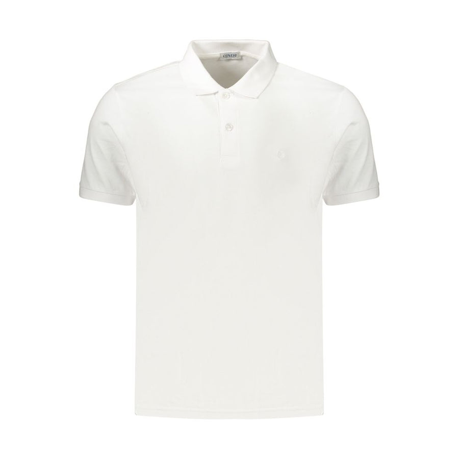 Coveri Moving Bianco Cotton Men's Polo