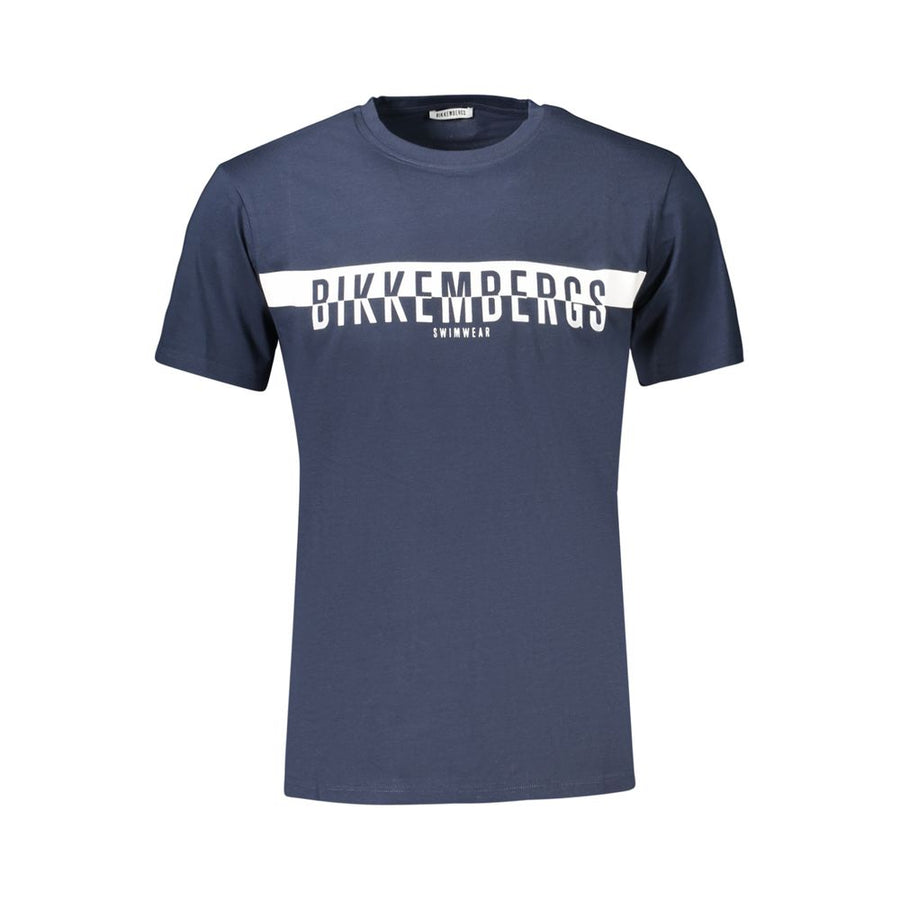 Bikkembergs Blue Cotton Men's T-Shirt