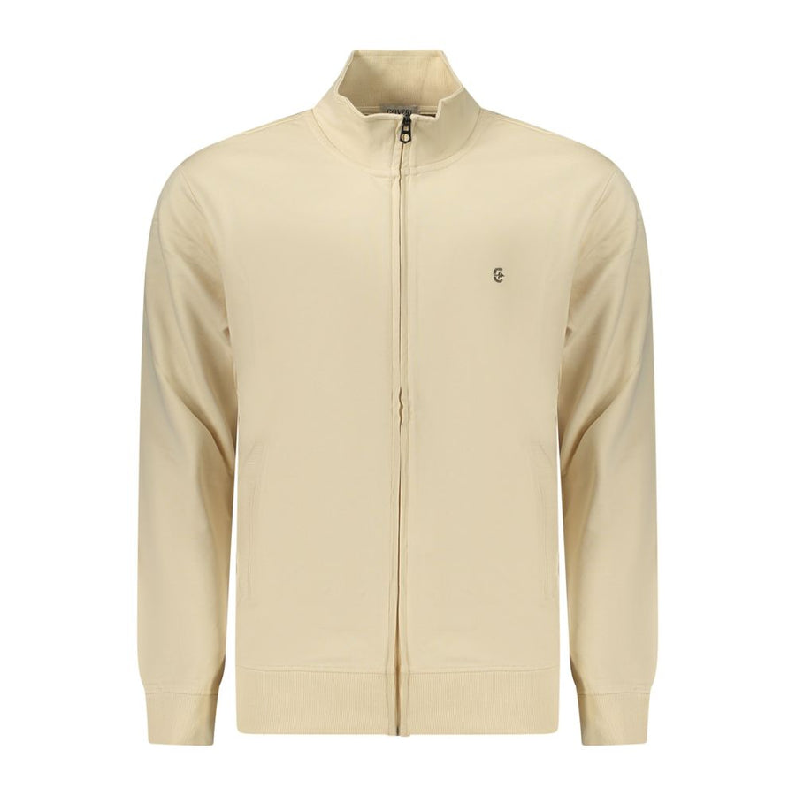 Coveri Moving Beige Cotton Men's Sweatshirt