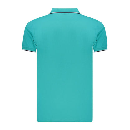 Norway 1963 Azzurro Cotton Mens Polo